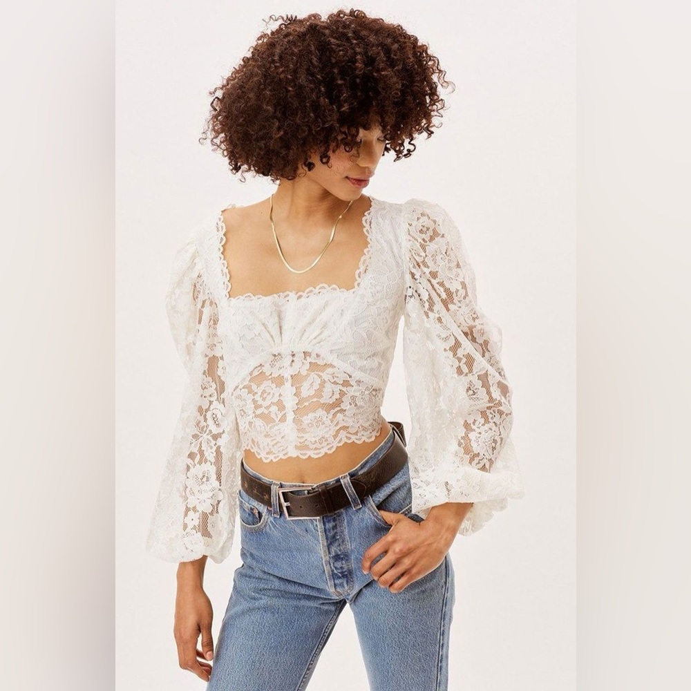 For Love and Lemons Jillian Crop Top